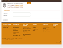 Tablet Screenshot of cms.medcol.mw